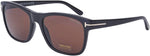 Tom Ford Sunglasses - FT0698 Giulio 01J Shiny Black Frame | ABCGlasses.com