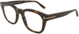 Tom Ford Designer Eyeglasses FT5542B Shiny Dark Havana | ABCGlasses.com