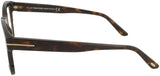 Tom Ford Luxury Eyeglasses FT5542B 052 Shiny Dark Havana | ABCGlasses.com