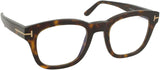 Tom Ford Optical Eyeglasses FT5542B Shiny Dark Havana | ABCGlasses.com