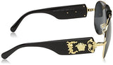 Versace VE2150 Medusa Aviator Premium Sunglasses | ABCGlasses.com