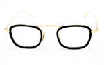 Yuichi Toyama Eyeglasses - U-130 F. Walter 01 Black Gold | ABCGlasses.com