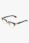 Balmain Legion II Black and Gold Luxury Eyeglasses | ABCGlasses.com
