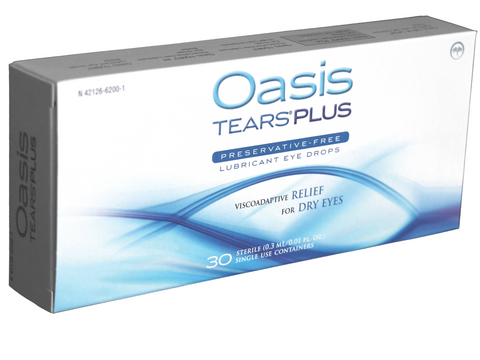Oasis Tears Plus Eyedrops  - Lubricating drops for Dry Eyes | ABCGlasses.com